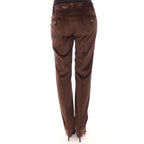 Dolce & Gabbana Brown Cotton Casual Pants - Zeiniez