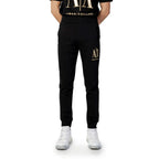 Armani Exchange Black Cotton Joggers (Workout Pants) - Zeiniez