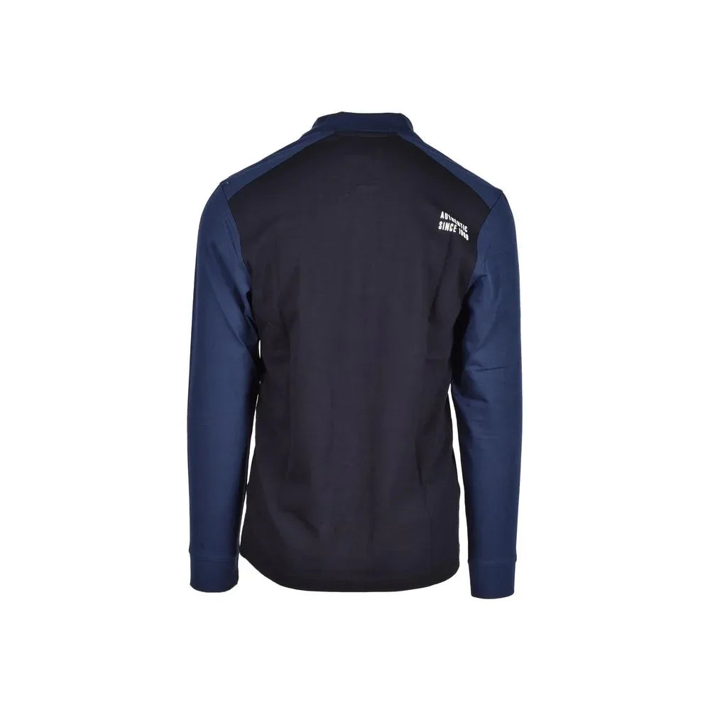Bikkembergs Blue Cotton Polo Shirt - Zeiniez