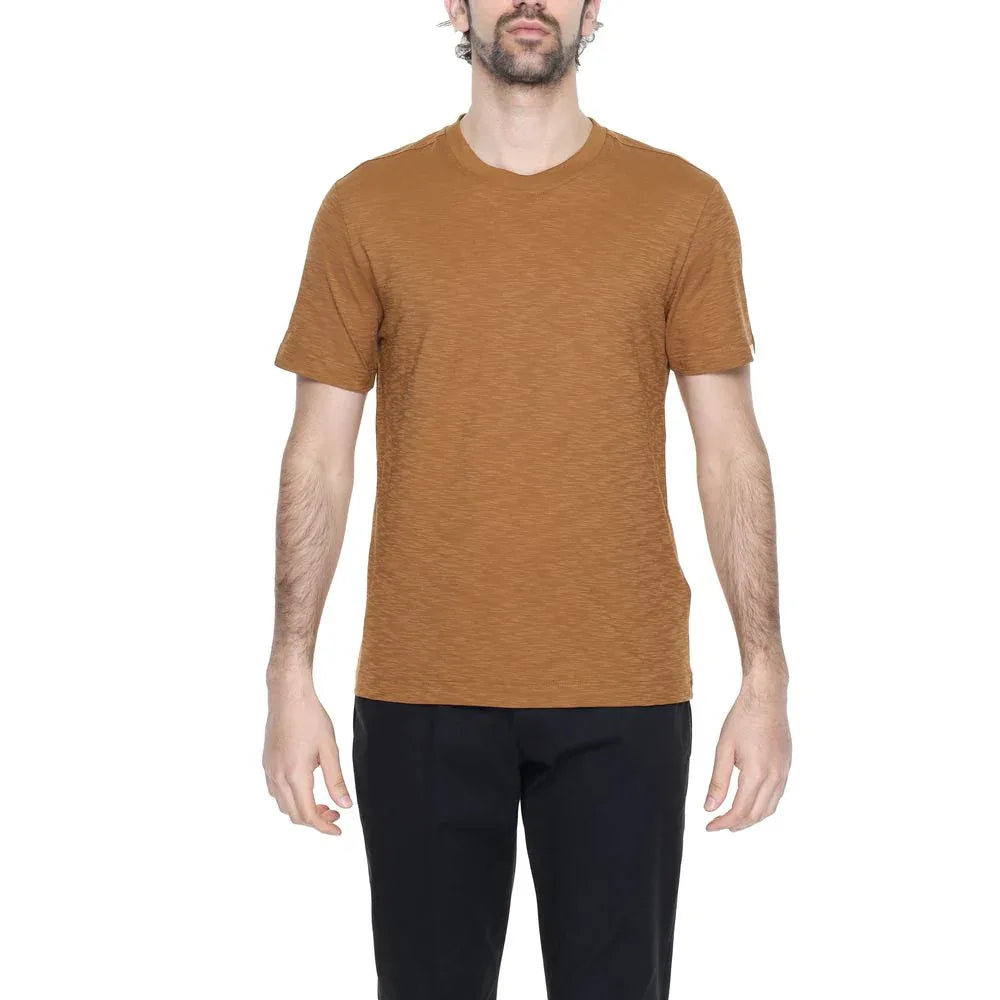 Liu Jo Brown Cotton T-Shirt - Zeiniez