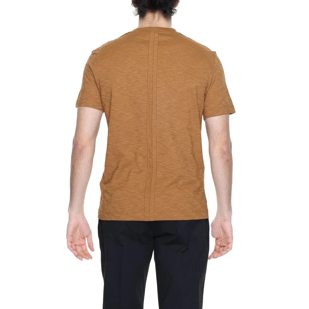 Liu Jo Brown Cotton T-Shirt - Zeiniez