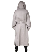 Dolce & Gabbana Off White Belted Long Trench Coat Men Jacket - Zeiniez