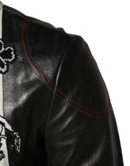 Dolce & Gabbana Multicolor Guns n' Roses Full Zip Men Biker Jacket - Zeiniez