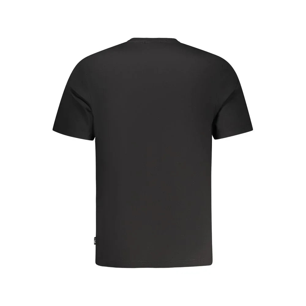 Fila Black Cotton Men T-Shirt - Zeiniez