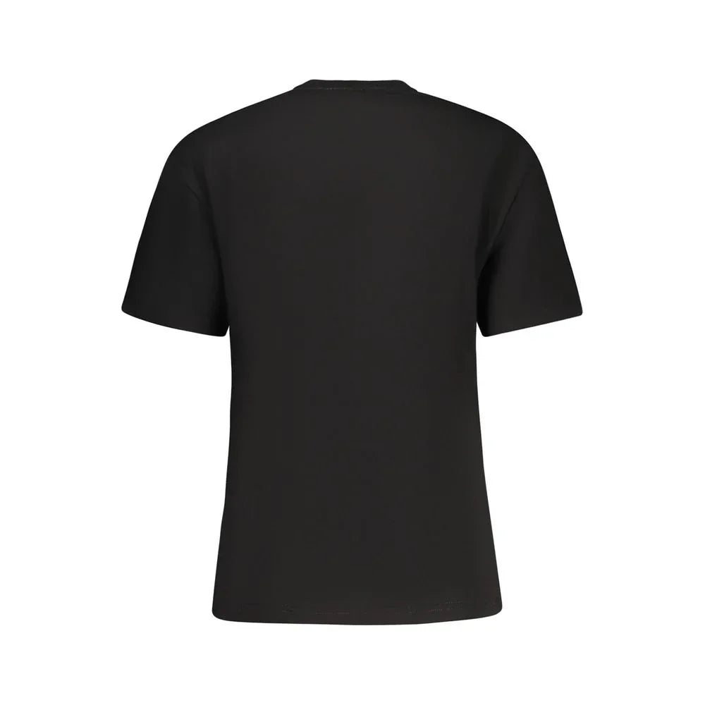 Fila Black Cotton Women T-Shirt - Zeiniez