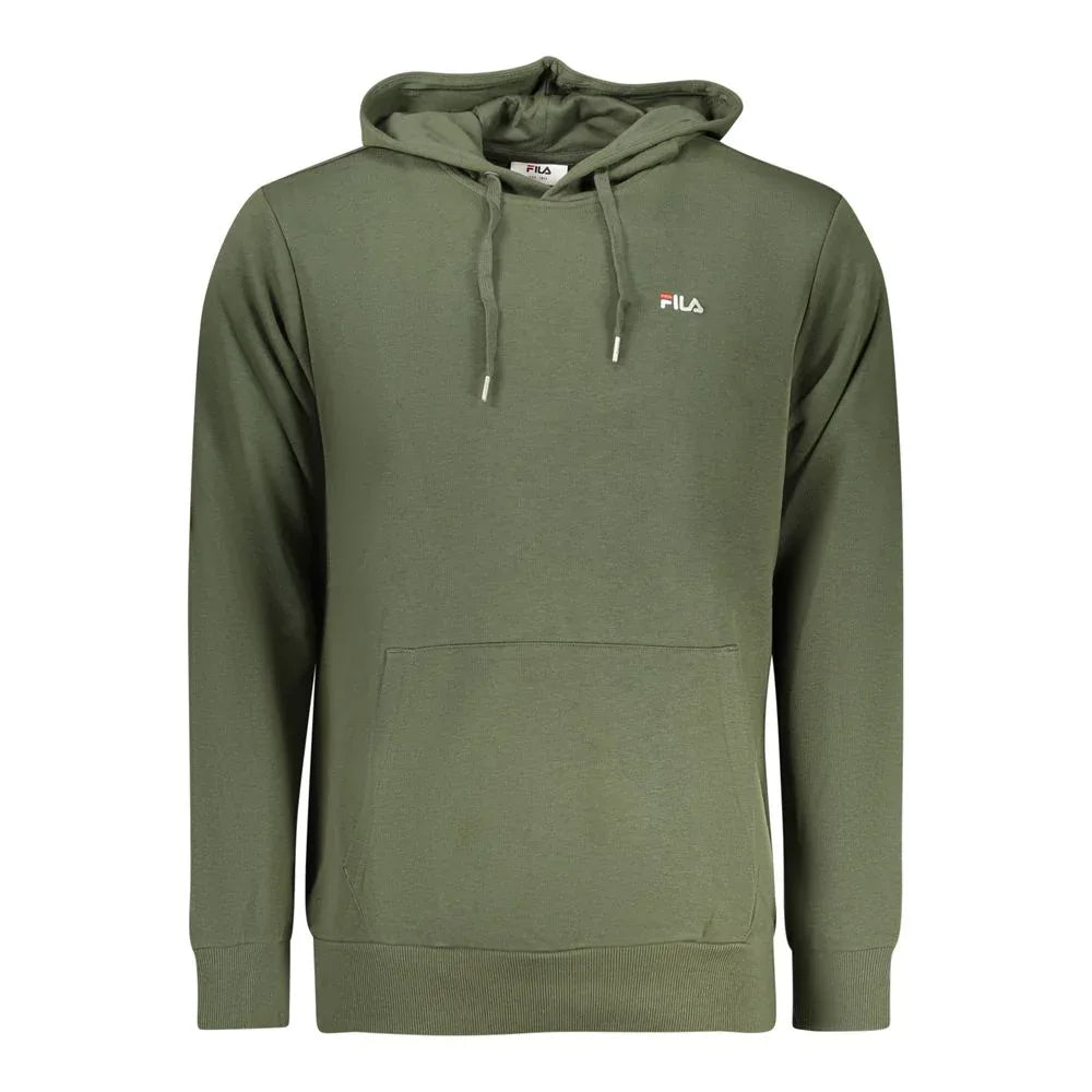 Fila Verde Cotton Male Hoodie - Zeiniez