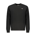Fila Black Organic Cotton Men Sweatshirt