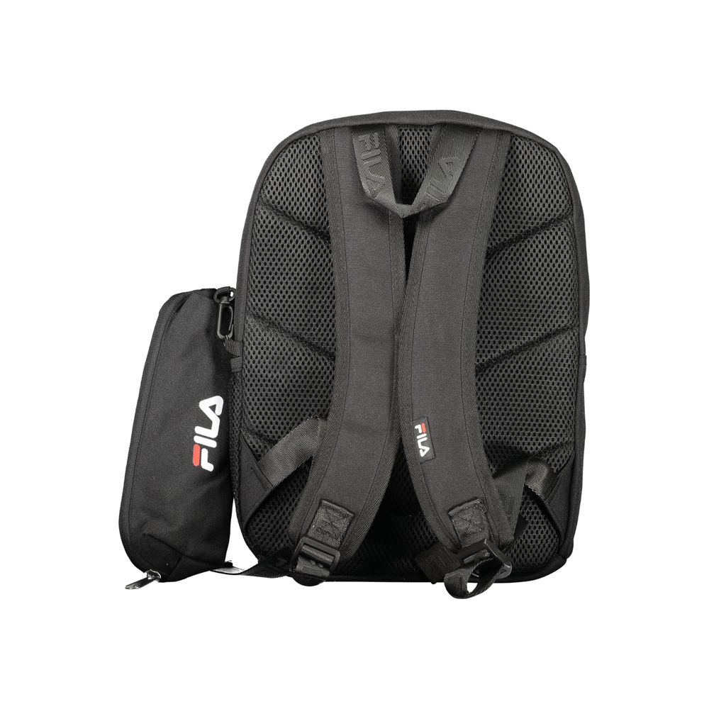 Fila Black Polyester Men Backpack