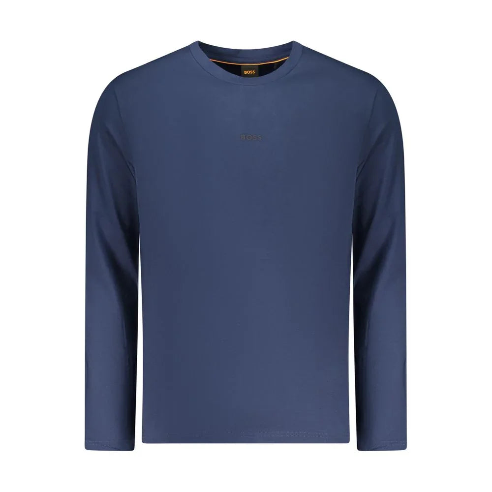 Hugo Boss Blue Organic Cotton Men T-Shirt - Zeiniez
