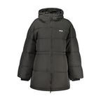 Fila Black Polyester Women Jacket