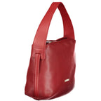 Mario Valentino Rosso Polyurethane Women Handbag - Zeiniez