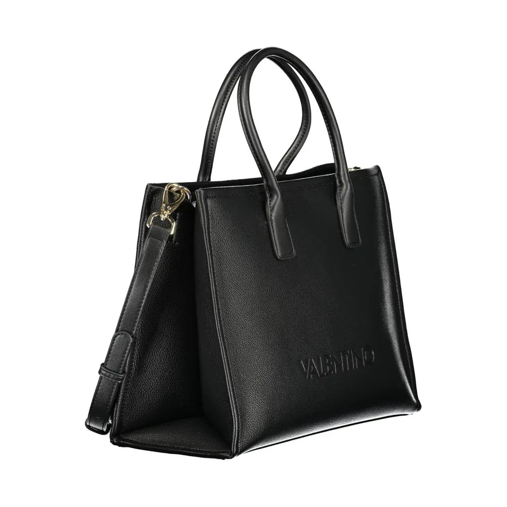 Mario Valentino Black Polyurethane Women Handbag - Zeiniez