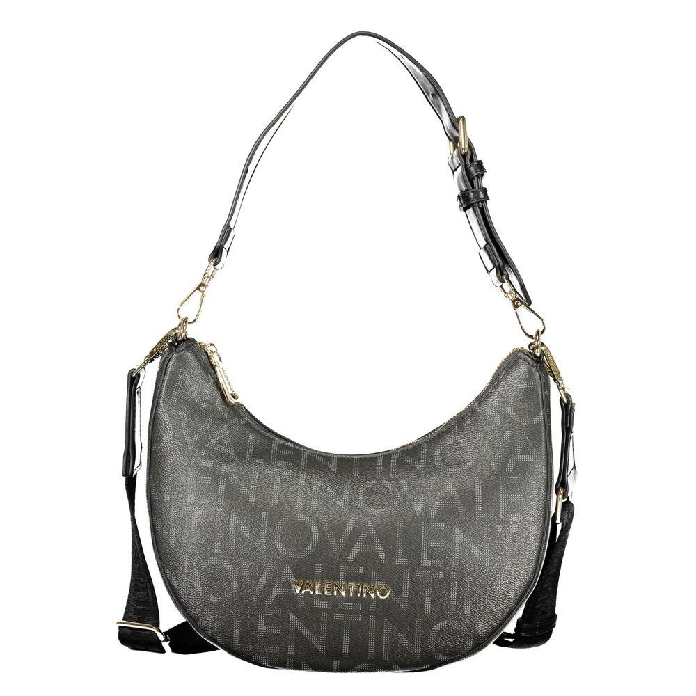 Mario Valentino Black Polyurethane Women Handbag