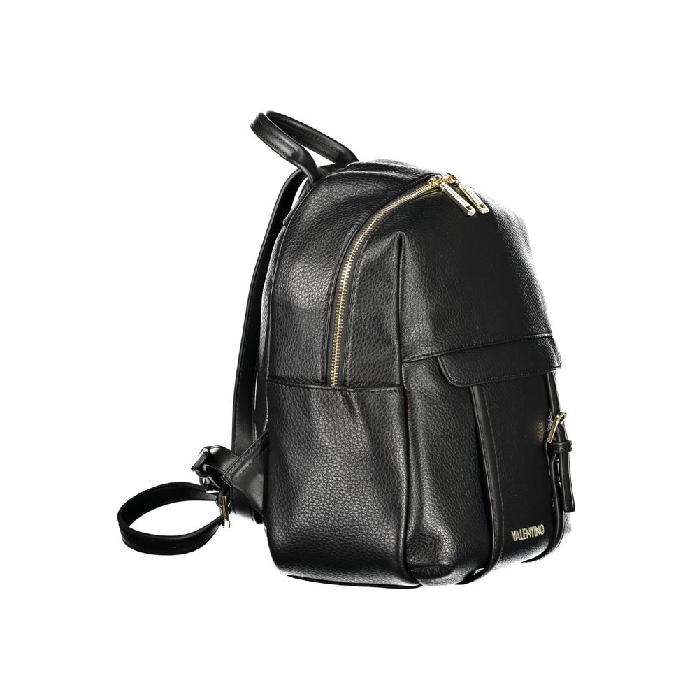 Mario Valentino Black Polyurethane Women Backpack - Zeiniez