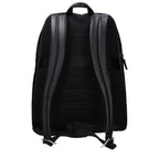 Piquadro Black Leather Backpack