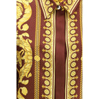 Versace Bordeaux Silk Shirt