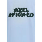 Axel Arigato Blue Fabric T-Shirt - Zeiniez