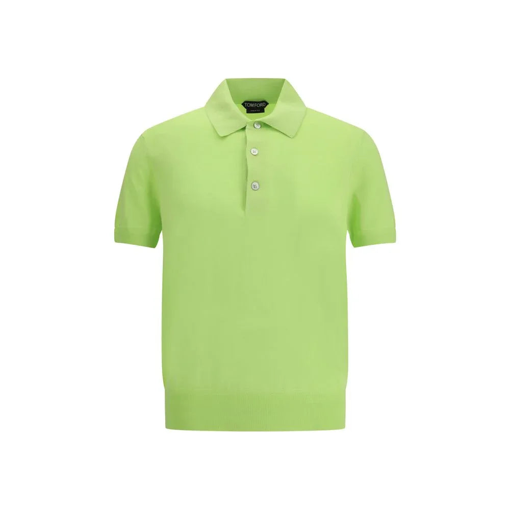 Tom Ford Bicolor Cotton Polo Shirt - Zeiniez