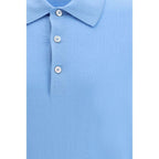Tom Ford Blue Cotton Polo Shirt - Zeiniez