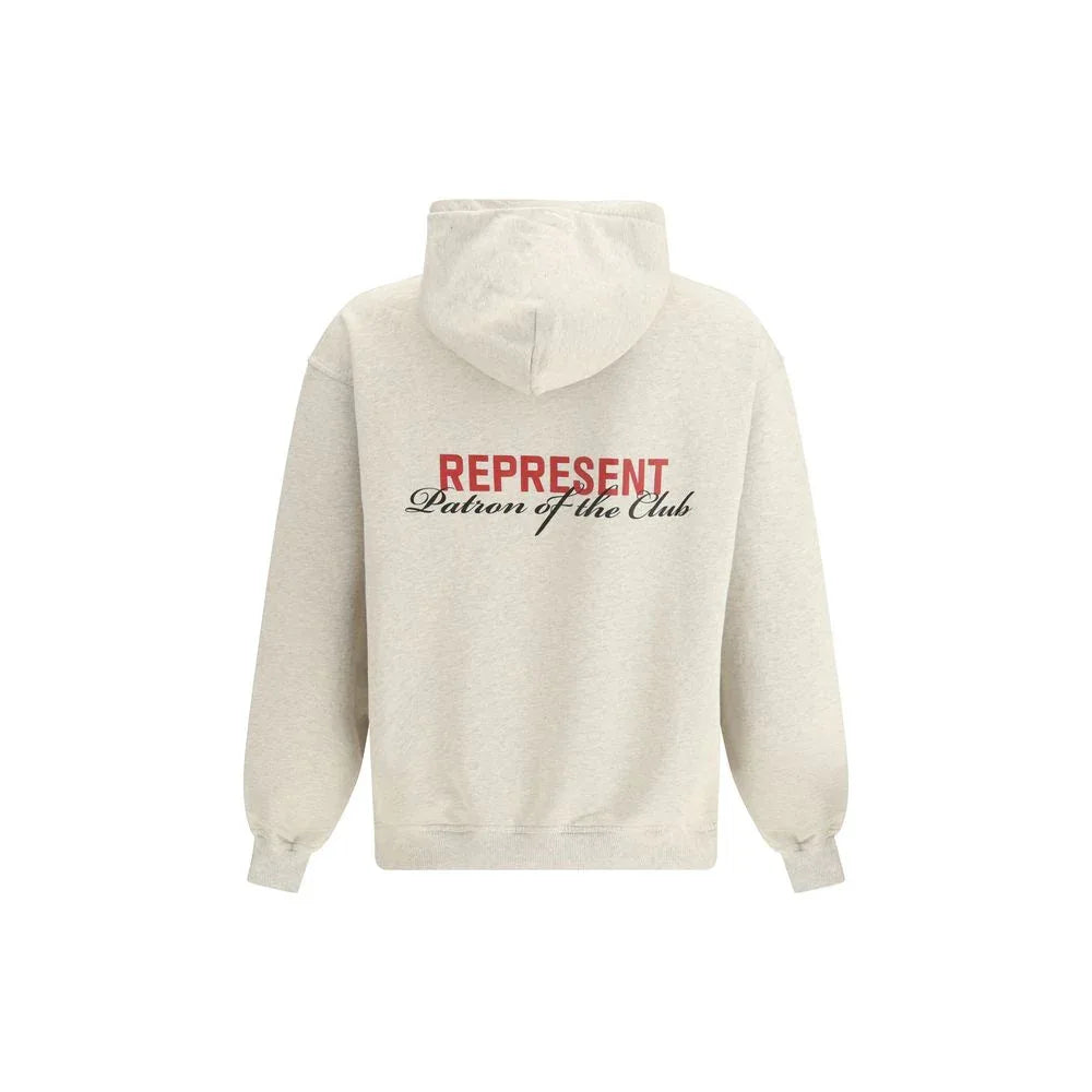 Represent Beige Cotton Sweatshirt - Zeiniez
