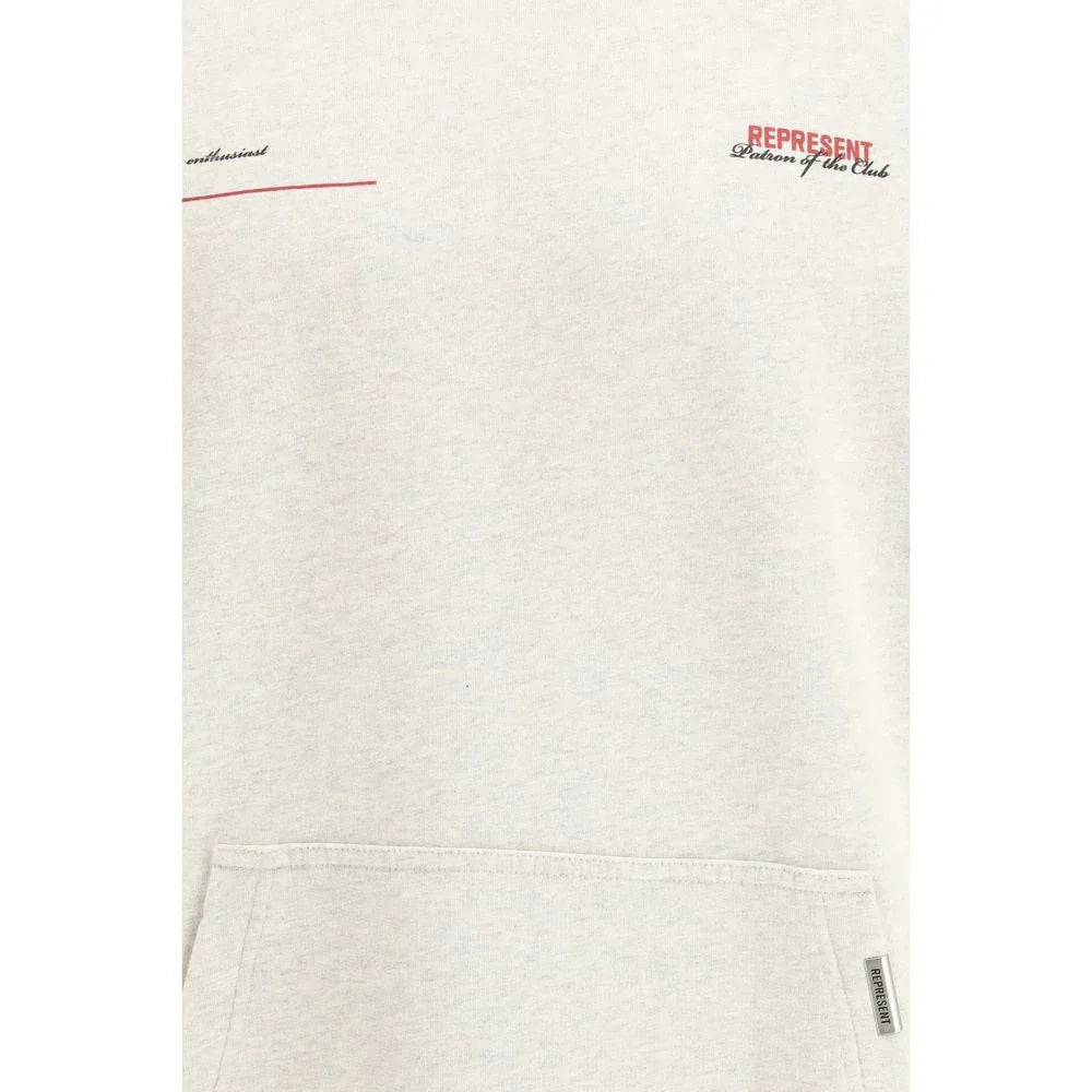 Represent Beige Cotton Sweatshirt - Zeiniez