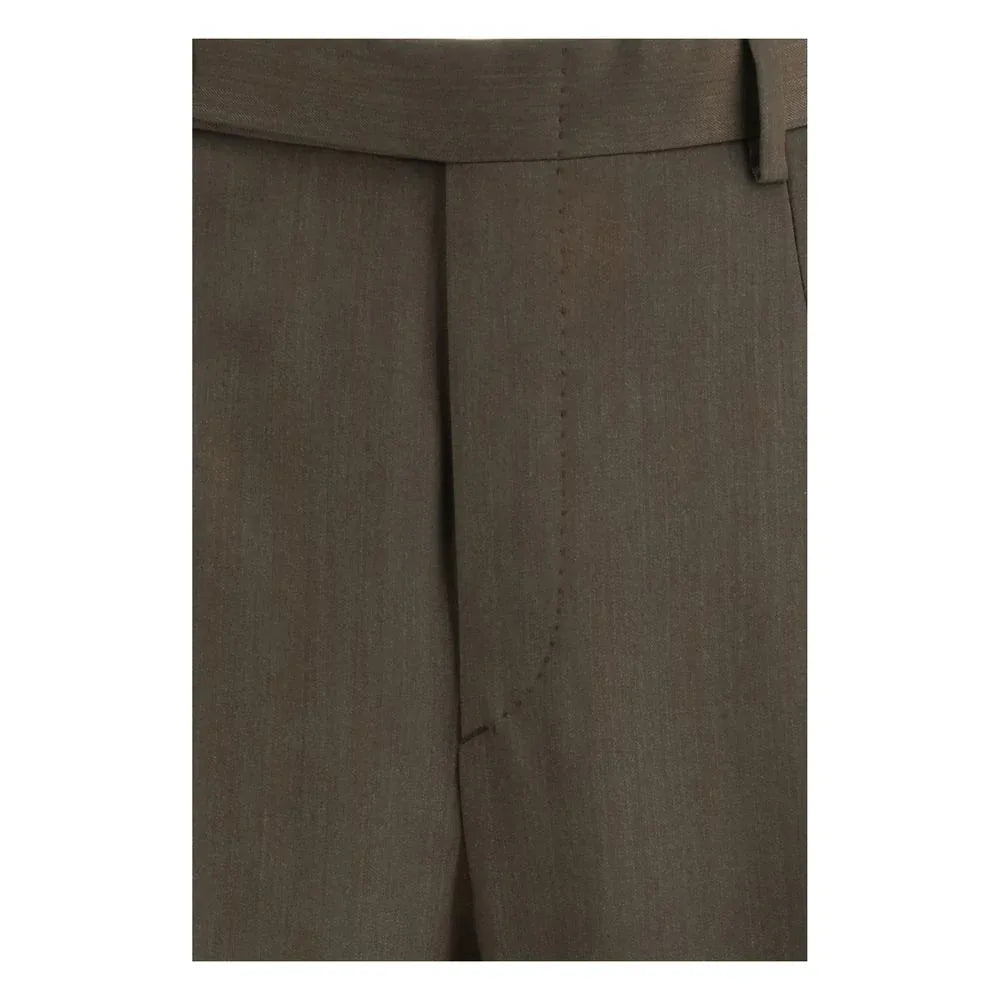 Brioni Bicolor Fleece Wool Casual Pants - Zeiniez